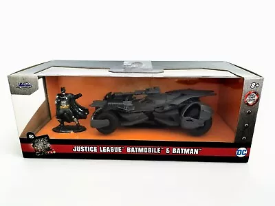 Jada Justice League BATMAN Batmobile & Batman 1:32 Die-Cast Figure NEW Sealed • $45