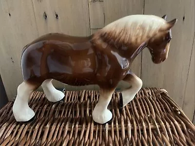 Beswick Style Vintage Clydesdale Pony Horse Ornament  • £5