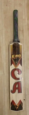 £24.99 • Buy CA King Cricket Bat Tape Ball Set Tennis Ball Bat Wooden Handle Size ADULTS UK