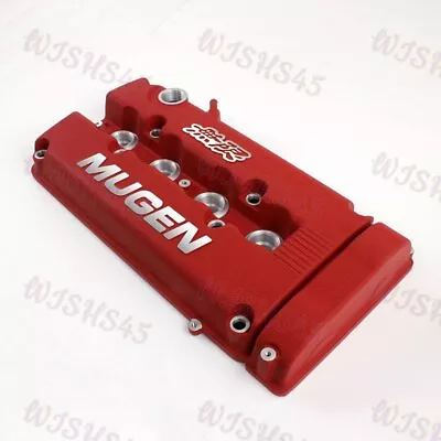 Red MUGEN Style Engine Valve Cover For Honda Civic B16 B17 B18 VTEC B18C DOHC • $110.82