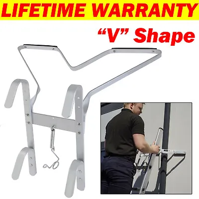 Universal Ladder Stand Off V Shaped Downpipe Ladder Accessory Bracket Easy Use • £22