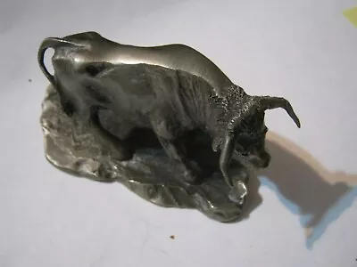 Spanish Pewter BULL STEER 3 1/2  Figure For Matador Or Stock Trader # 2 Of 3 • $29.99