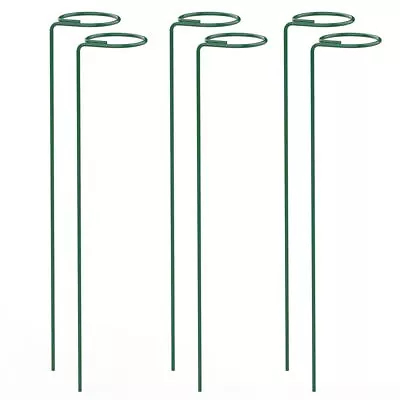 6pcs 16  Plant Support Stakes Garden Flower Vegetable Single Stem Support Stake • $11.69