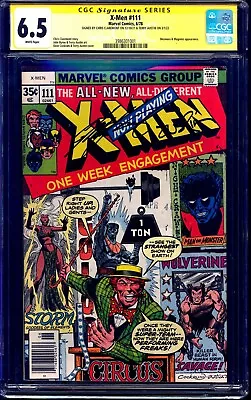 X-Men #111 CGC SS 6.5 WHITE Signed X2 Chris Claremont & Terry Austin 1978  • $249.95