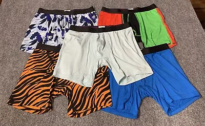 5× MeUndies Mens Medium Boxer Briefs Wholesale Mixed Multicolor Lot NWOT • $29.99