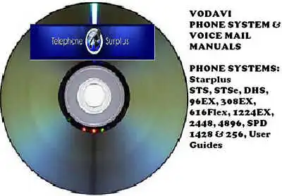 Vodavi Phone Systems CD Manual (Starplus Systems) Nice! • $8.95