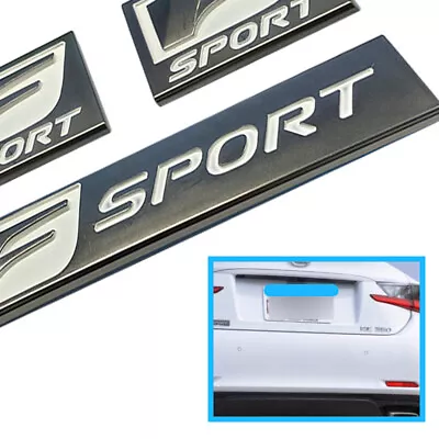 Set Of 3 Fender Rear Trunk Badge 2016-2022 Rx350 Rx450h F Sport Emblem Nameplate • $18.98