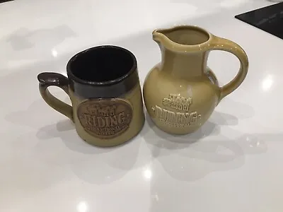 £15 • Buy Vintage Riding Traditional Bitter Pitcher & Tankard Mansfield Brewery Company