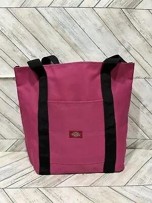 Dickies VTG Y2K 90’s Yak Pak Pink Nylon Large Tote Purse Travel Logo Bag • $28.28