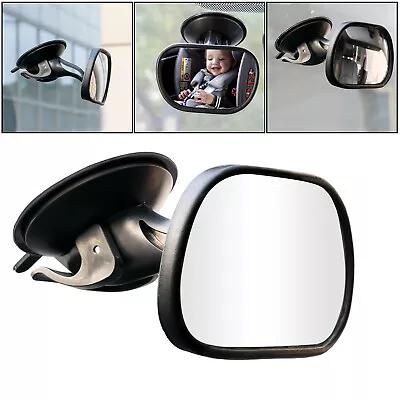 Suction Cup Forward Facing Child Car Seat Baby View Safety Mirror Ward Rear Wide • £7.79