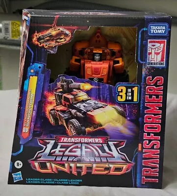 Transformers Legacy United Sandstorm Leader Class Triple Changer Action Figure • $87.95