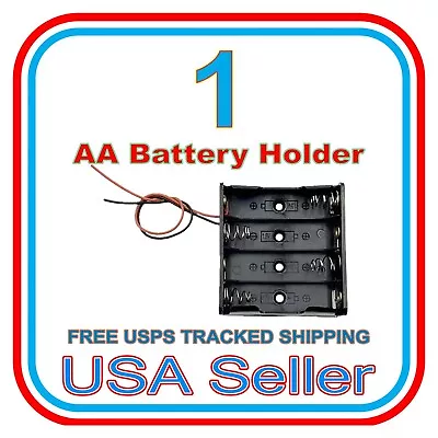 AA Battery Holder Case Box Base With Wire Leads  4X 6V Series • $7.49