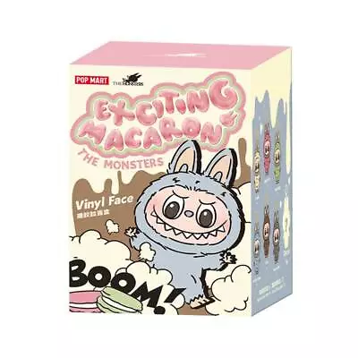 POPMART Labubu The Monsters Etciting Macaron Plush Series (1 Blind Box ) Figure • $45