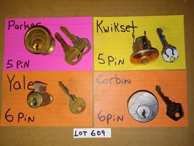 Lot #609....4 Pcs. Challenge Lock Cylinder Set; Pickers Locksport Students • $30