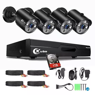 XVIM 8CH DVR 1080P 3000TVL CCTV Outdoor Home Security Camera System Night Vision • $129.99
