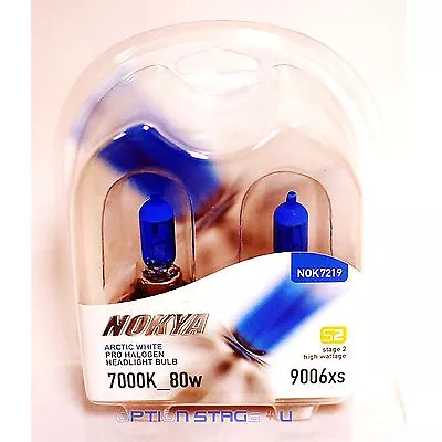 Nokya Arctic White 9006XS Headlight Fog Light Bulb 7000K Stage 2 One Pair • $17.99