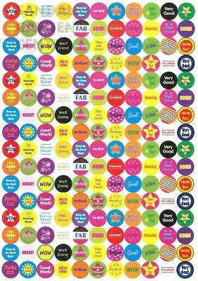 £2.99 • Buy 1000 Children's Reward Stickers Chart Kids Teacher School Star Well Done 
