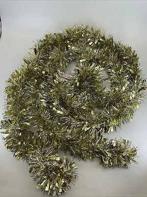 12 Ft Ashland Tinsel Garland Gold Silver- New Years Christmas Holidays Anna • $6.95