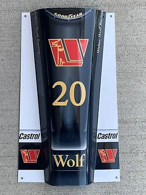 WOW!!!FORMULA 1 F1 1977 Wolf Wr1 Sign  Race Car Nose Style 3D Sign • $59