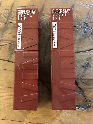 Maybelline Super Stay Vinyl Ink Long Wear Liquid  Lipstick #130 Extra Lot Of 2! • $14.99