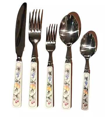 Mikasa Intaglio GARDEN HARVEST CAC29 5 (FIVE) Piece Place Setting UNUSED • $49.99