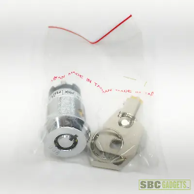 Keylock Switch 2 Position- SPDT 3A 250V-Ships Same Day • $6.99