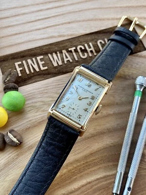 $3682.34 • Buy Vacheron Constantin Geneve 14K Gold Art Deco Vintage Mens Vintage 1950s Watch