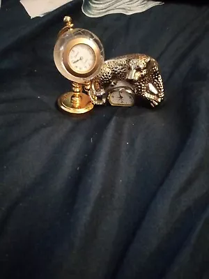 $6 • Buy Elgin Miniature Clocks And Quartex Miniature Clock