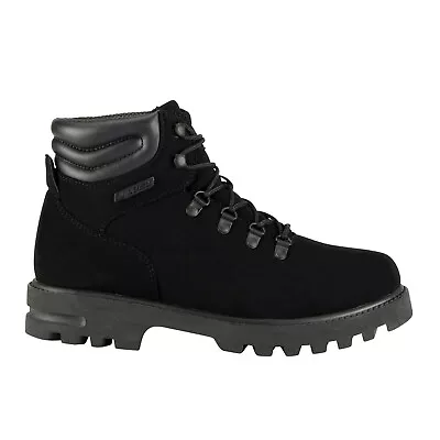 Lugz Range MRANGD-001 Mens Black Nubuck Lace Up Casual Dress Boots 8 • $19.99