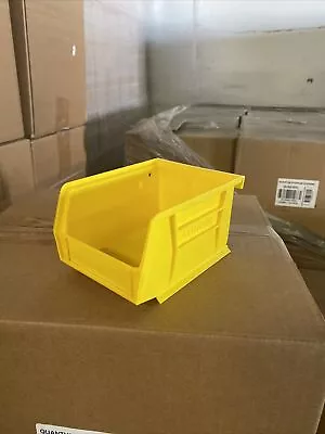 Quantum Yellow Mini Stacking Bins 5 3/8inx4 1/8inx3in Case Of 24 • $25