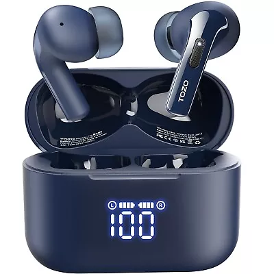 TOZO T20 Wireless Earbuds 10mm Broad Range Speakers Call Noise Cancelling • $35.99