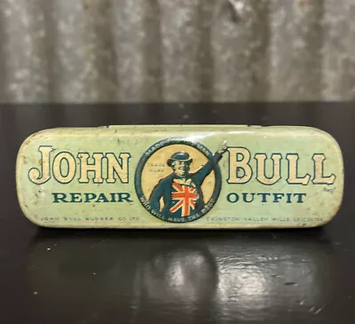 JOHN BULL Vintage Cycle Outfit Tyre Repair Vulcaniser Patch Tin Auto Garage • $33.80