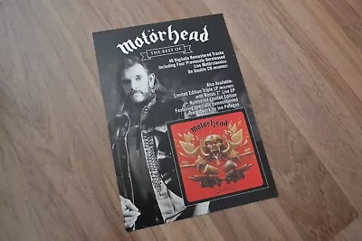 £3.99 • Buy Motorhead The Best Of / Remastered Discography Double Sided A5 Flyer
