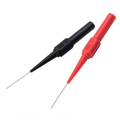 2pcs Multimeter Test Leads Extention Back Probes Sharp Needle Micro Pin • £3.64