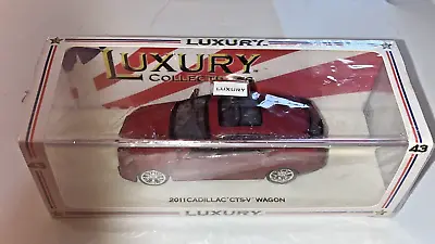 Luxury Collectibles 1/43 Cadillac 2011 Cts-v Wagon Crystal Red 101249 • $29.50