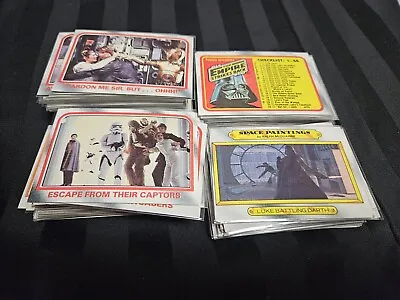 1980 Star Wars Empire Strikes Back Series 1 Topps Card Lot Of  184 Cards • $39
