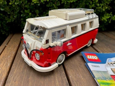$120 • Buy LEGO Volkswagen T1 Kombi Campervan 10220 - Complete Assembled W/Book