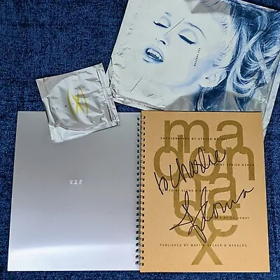 $4950 • Buy MADONNA SIGNED SEX BOOK AUTOGRAPGH W PROMO CD & COMIC UK 1992 1st Print Erotica