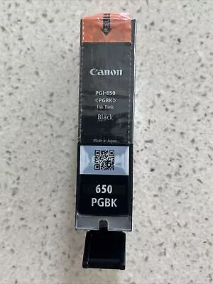 Canon 650 (PGI650BK) Black Ink Cartridge Genuine • $18
