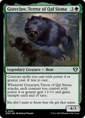 Goreclaw Terror Of Qal Sisma - Commander Masters - Uncommon - 293 • $1.80