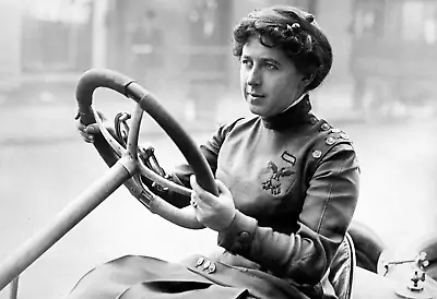 1910-1917 Race Car Driver Joan Newton Cuneo Old Photo 13  X 19  Reprint • $21.24