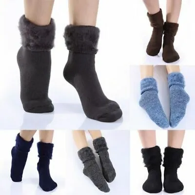 Of Hick Mens Pair Cotton Womens Socks And Thermal Work One Size Fleece Heated • £7.24