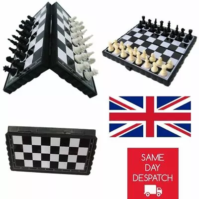 £3.49 • Buy Mini Magnetic Folding Chess Board Game Set High Quality Chess 12cm X 12cm  