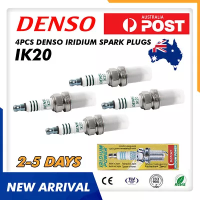 4x Denso IRIDIUM Spark Plugs IK20 For '99~'06 Toyota Celica ZZT231 - 1.8L 2ZZ-GE • $60.19