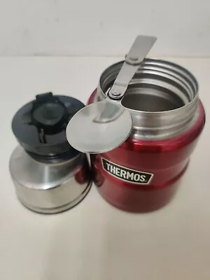 Thermos Stainless King Vacuum Insulated Food Jar 470ml - Red • $17.50