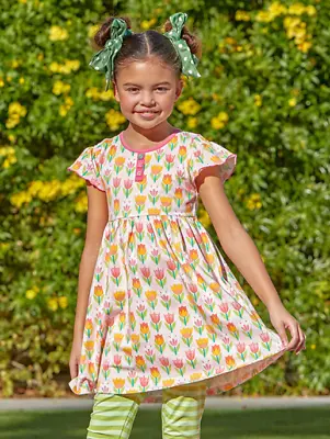 NWOT Girls MATILDA JANE Lets Go Together Tulip Time Dress Size 12 • $46.95