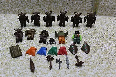 Mega Bloks Dragons Krystal Wars Knights Mini Figures Accs. FOR PARTS SEE PICS • $5.50