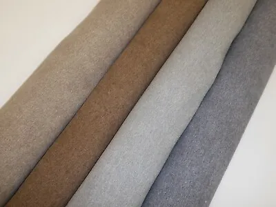 WOOL EFFECT WEAVE - Upholstery & Curtain Fabric (4 Colours) Design Name: MERINO • £1.09