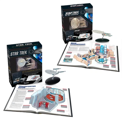 £29.99 • Buy Eaglemoss STAR TREK USS ENTERPRISE Illustrated Handbook & Die-cast Ship