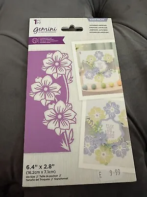 Gemini Edge'ables Japanese Anemone Cutting And Embossing Die. • £6.50